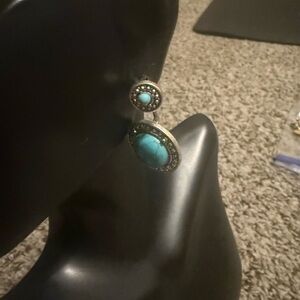 Turquoise and Silver Dangle Earrings9